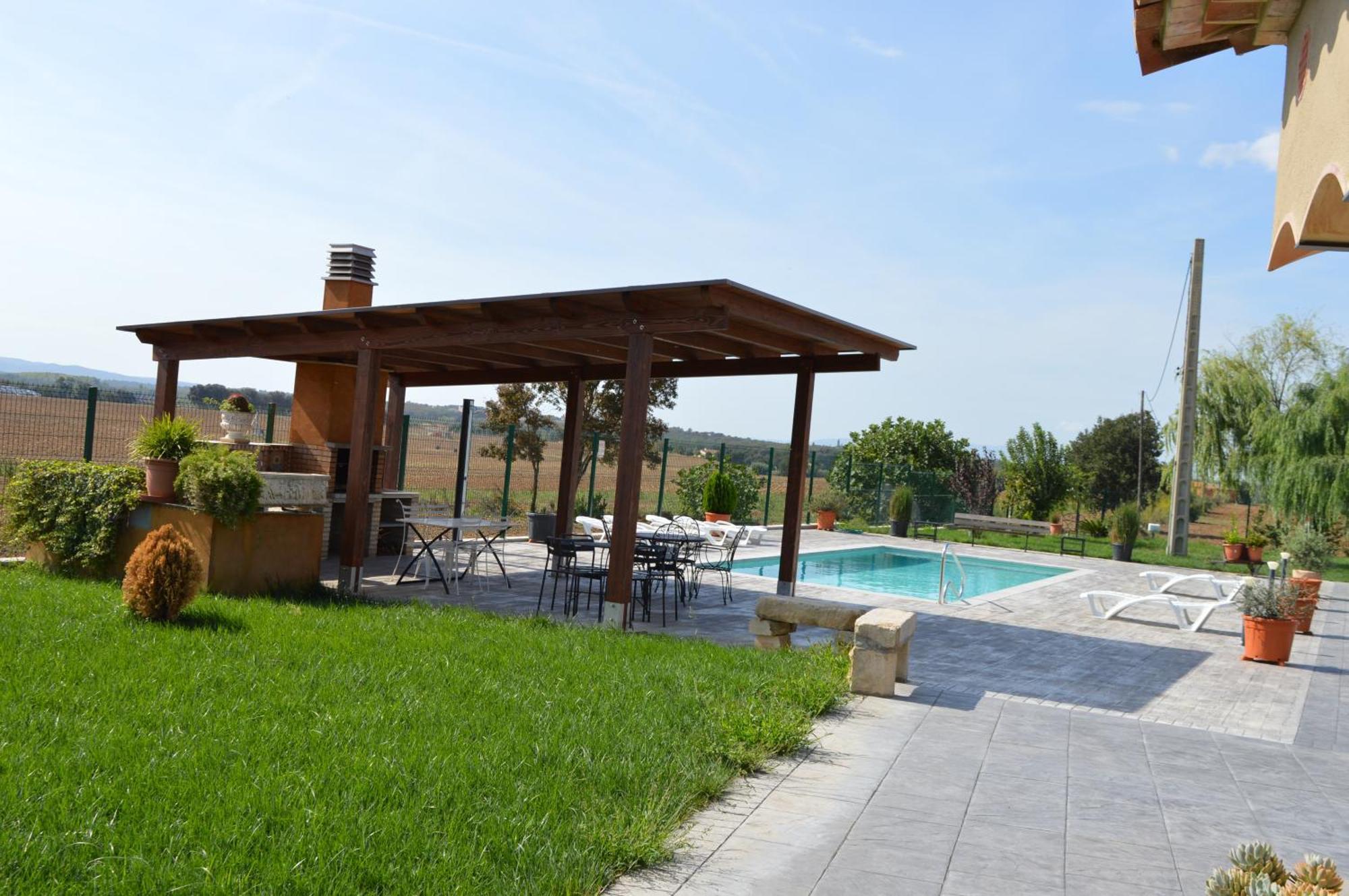 Mas Piua Villa Girona Exteriör bild