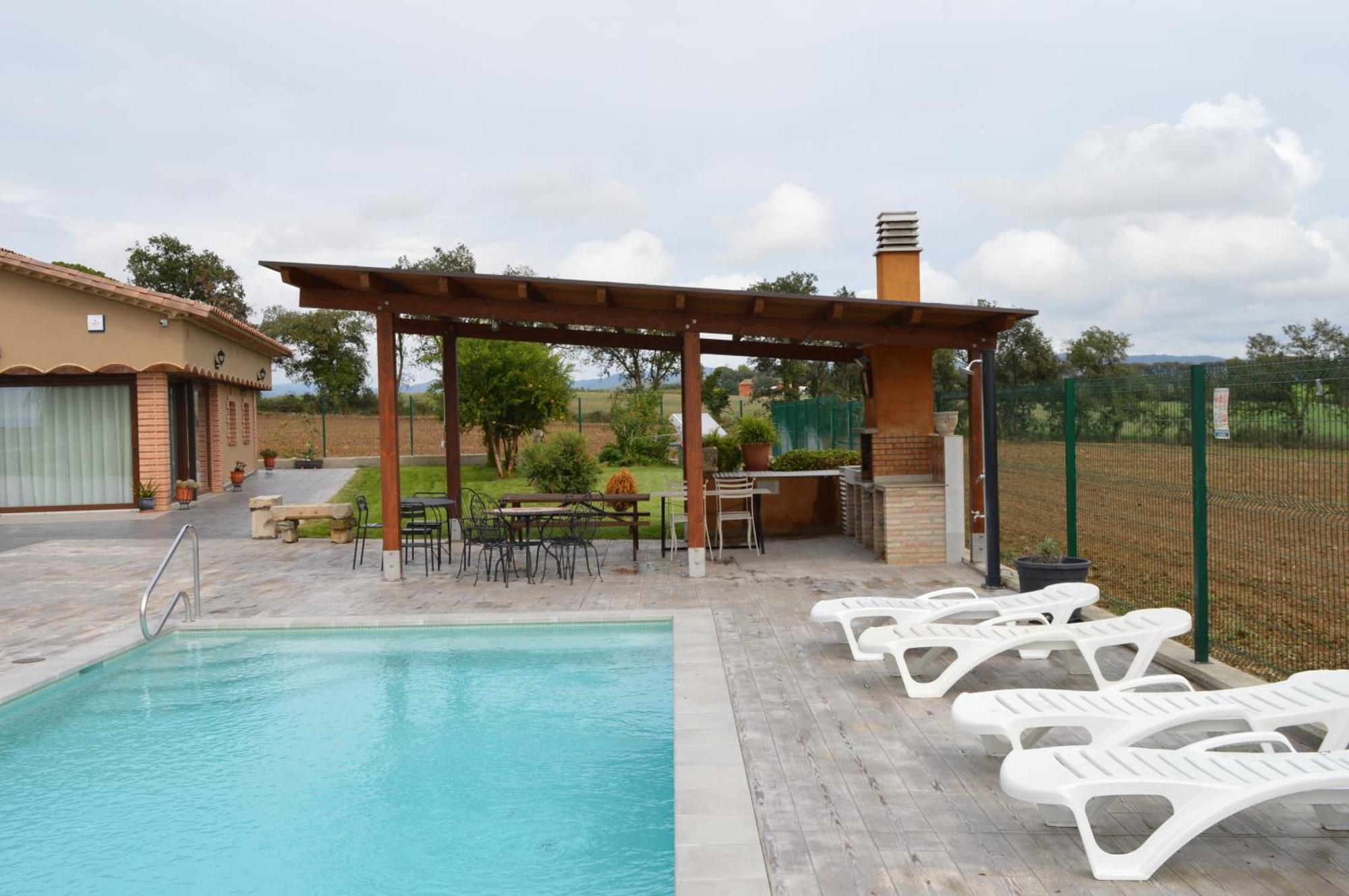 Mas Piua Villa Girona Exteriör bild