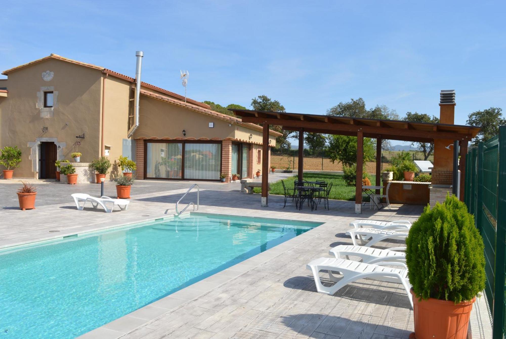 Mas Piua Villa Girona Exteriör bild
